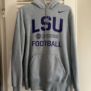 Nike LSU Football Hooded Sweatshirt